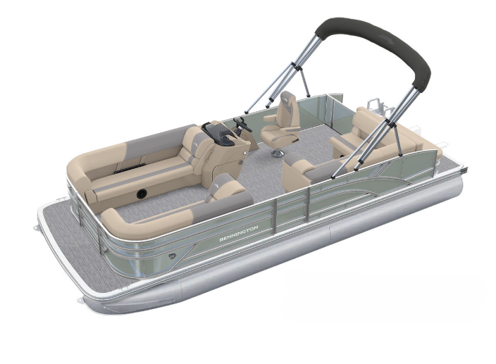 2027 Bennington 18' S Cruise Jump Seat Narrow Beam - Image 2