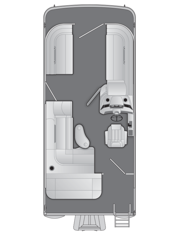 2027 Bennington 18' S Cruise Jump Seat Narrow Beam - Image 3