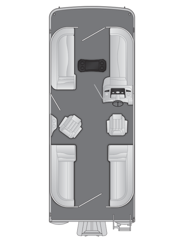 2027 Bennington 22' S Stern Radius S-One - Image 4